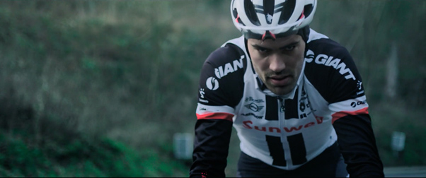 Portrait of a cyclist